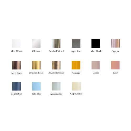 West One Bathrooms Colour Swatches