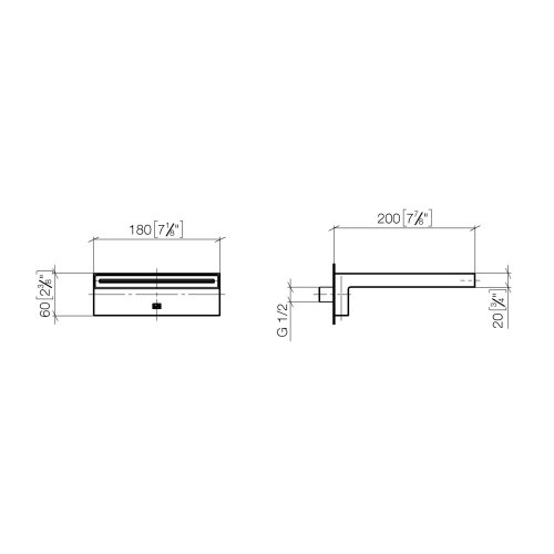 West One Bathrooms Dornbracht Water Sheet Cascade Spout Tech