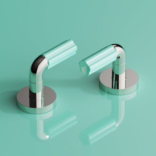 West One Bathrooms FP5 full color handles x tiffany