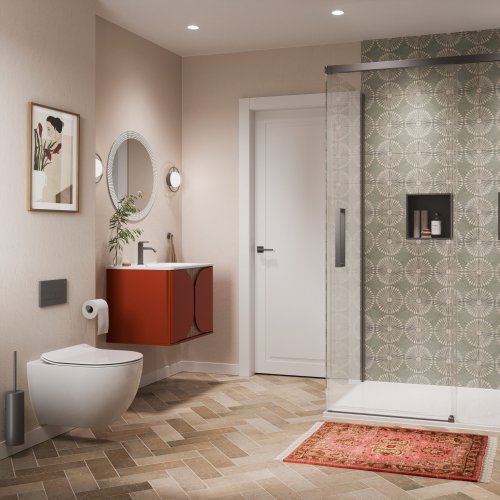 West One Bathrooms Set 4 Main – Tambour Soft Clay