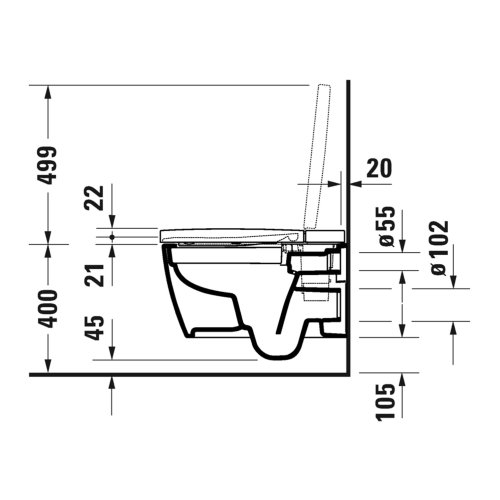 West One Bathrooms Starck F Compact Plus 650000s