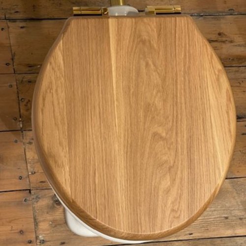West One Bathrooms Thomas Crapper Classic Oak Seat 2