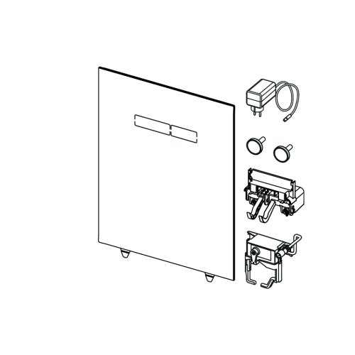 SenWash Black Glass Components