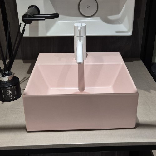 West One Bathrooms Crosswater Beck Basin Pink 02