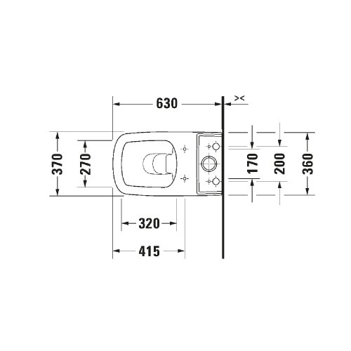 West One Bathrooms Duravit Durastyle close coupled toilet with Seat 05 Tech