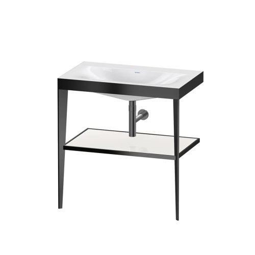 West One Bathrooms   Duravit XViu Console Basin Black