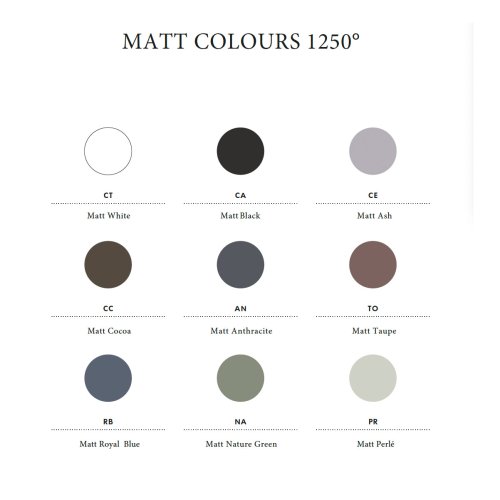 West One Own Brand Matt Colours
