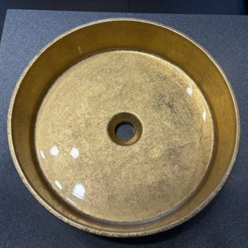 Rho Gold Leaf Basin
