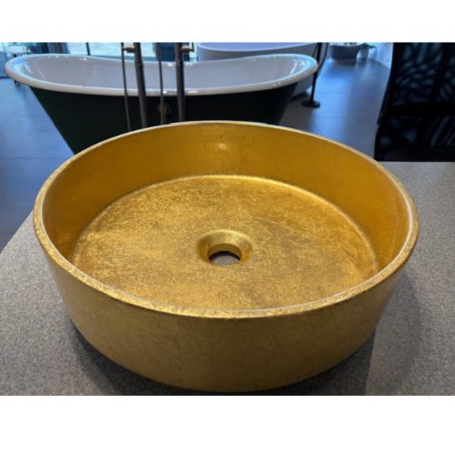 Rho Gold Leaf Basin 6