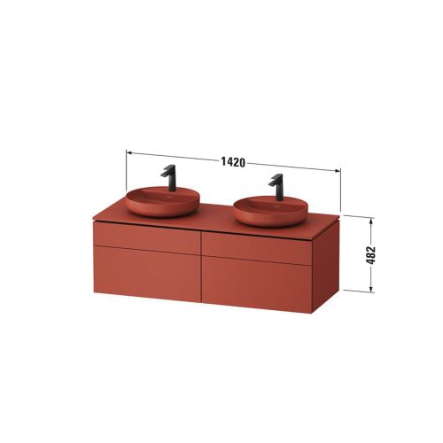 West one Bathrooms Vitreon Vanity Unit