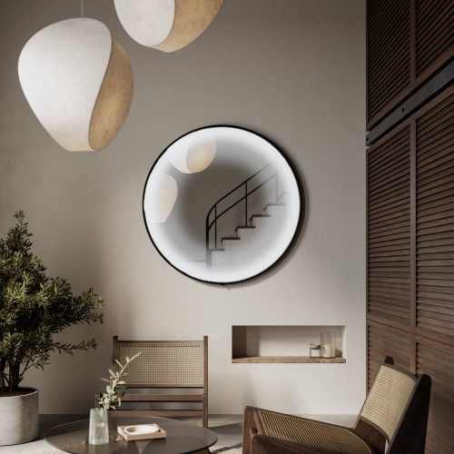 West One Bathrooms – 04 FOGGY ROUND 120 white