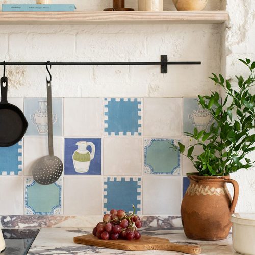 West One bAthrooms joyous expressions ceramic blue mix 3