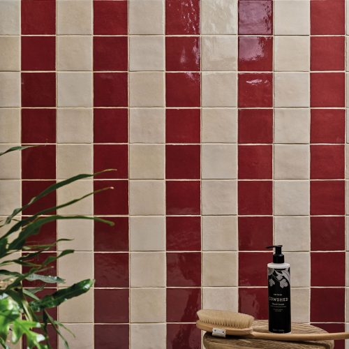 West One BAthrooms Maroc Berber Bordeaux & Beige