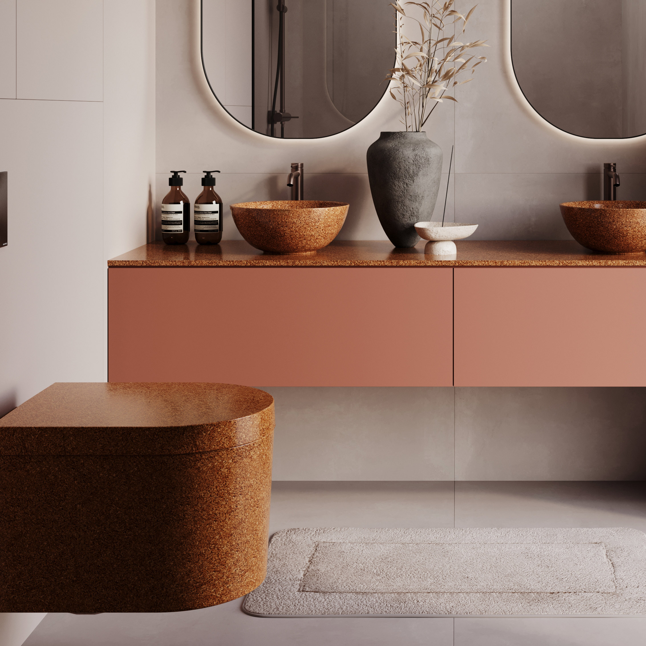 West One Bathrooms – Woodio S32 Clay lifestyle 02
