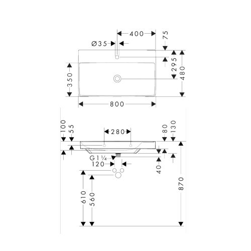 West One Bathrooms Xelu Q Countertop basin ground 800 480 TECH