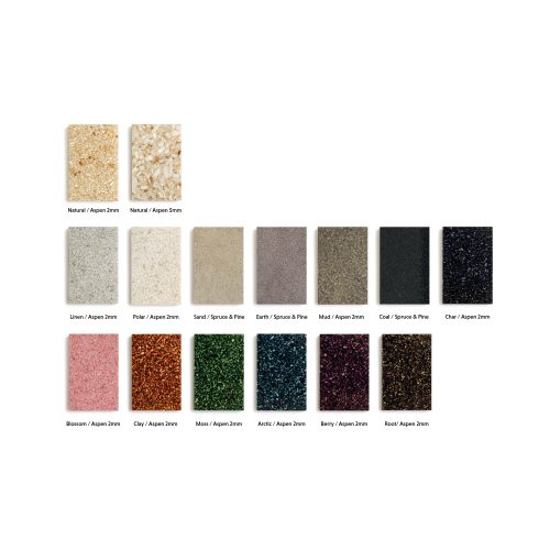 Woodio Colour Palette with Names SS 2025