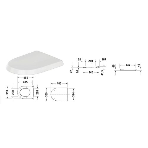 West One BAthrooms WC Seat Duravit