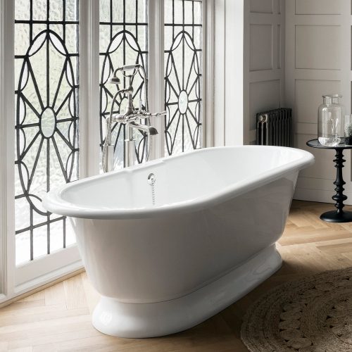 West One Bathrooms – York Quarrycast white Lifestyle2