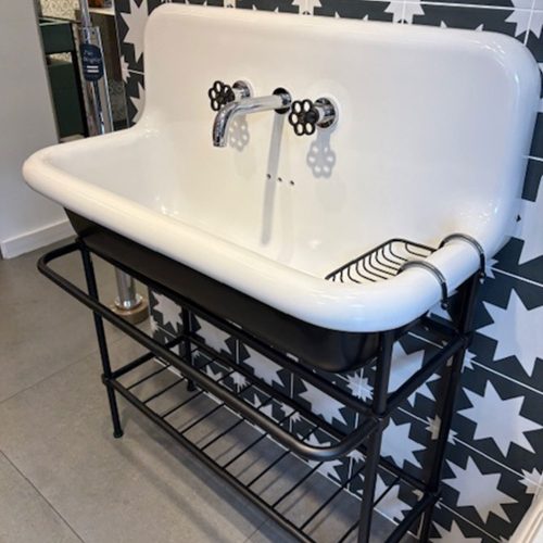 west one bathrooms clearance Broadway basin and stand in black