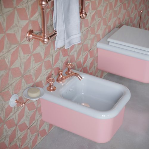 West One Bathrooms Broadway Lite Rosa