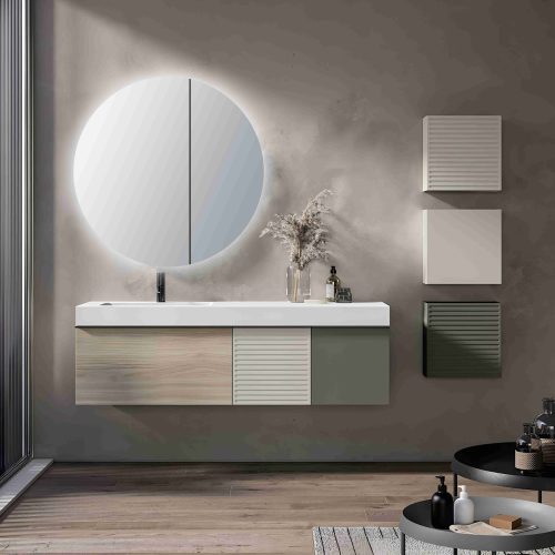 Tablet LED Mirror Cabinet   giove 15 low