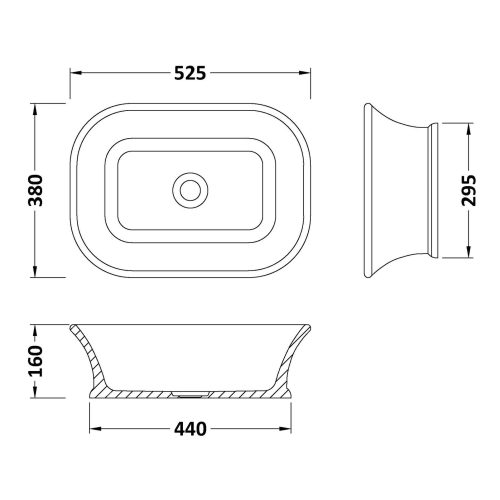 west one bathrooms clearance CCC BAB135R BCD1 technical