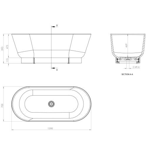 west one bathrooms clearance CCC NE F160 BLO A2 technical